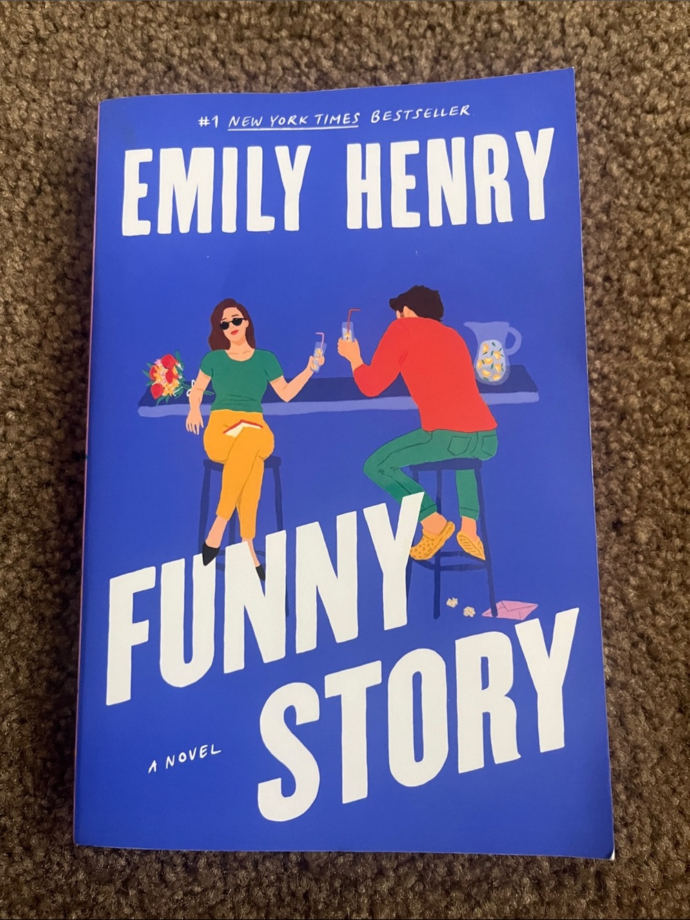 Emily Henry "Funny Story" Paperback Novel - Blue Cover